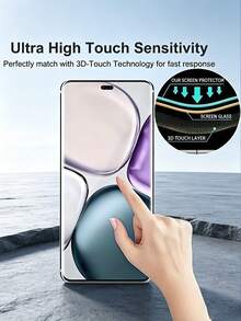 LissKas 2片裝 HD 水凝膠柔性軟膜 全螢幕防刮耐磨 相容 Oppo Reno 防爆手機螢幕保護貼 非玻璃 支持指紋辨識 - 無色 - 查看 8