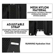 Picnic Backpack Hydration Running Vest Backpack For Men & Women, Lightweight Running Backpack, Hydration Pack For TrailRunning Hiking Cycling Marathon(Only Backpack) - Black - View 5
