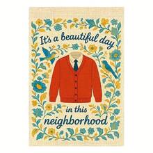 1pc Welcome Neighbors Garden Flag, Inclusive & Caring Neighborhood Flag, 12x18 Inch Double-Sided Farmhouse Yard Outdoor Flag, Farmhouse Country Ranch Porch Decor Funny Yard Sign (Flag Only) - A - View 10