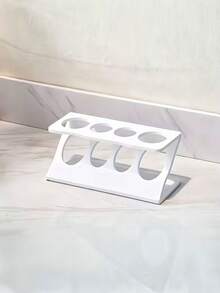Estantería de almacenamiento multifuncional para baño con soporte para cepillo de dientes, estantería de almacenamiento con drenaje multifuncional, adecuada para la organización de la encimera del baño y la cocina, elegante y práctica - Multicolor - Ver 5