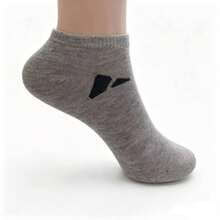 1/5/10/15/20/30 đôi tất ngắn unisex thường ngày dùng cho mọi mùa, thoáng khí, thấm hút mồ hôi và không bị tuột - Nhiều màu - Xem 5
