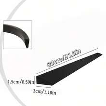 1pc 1.18"W X 0.59"H X 31.5"L Flexible Robot Vacuum Ramp Strip, Designed To Help Robot Vacuum Climb Up, Also Suitable For Floor Transition And Bathroom Waterproof Strip - A - View 13