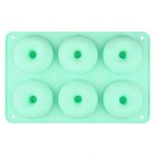 Cetakan Donat Silikon Bulat 6 Lubang, Baki Donat Tahan Panas dan Mudah Dilepas, Cocok untuk Kue Mini DIY, Permen, Sabun Buatan Tangan, Muffin, dan Makanan Penutup Pesta - MultiWarna - View 13
