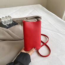 2026 New Minimalist Soft PU Phone Crossbody Bag, Solid Color Fashion Mini Shoulder Purse For Women Daily Walk - Multicolor - View 7