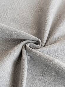 ALPLUME 1pc Ultra Soft Chenille Solid Color Diamond Lattice Sofa Blanket - Suitable For All Seasons, Easy To Clean And Non-Shrink, Perfect Gift For Friends And Family, Full Coverage Sofa Cover With Tassel Detail - Machine Washable, Anti-Scratch, Fits 1-4 Seater Sofas, Sofa Throw - Light Grey - View 9