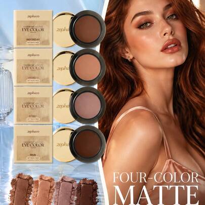 Shadow Matte Monochrome Eye Shadow In Four Color Variations Long-Lasting Color …