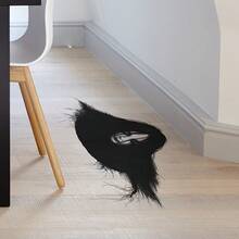 2D Flat Halloween Wall Floor Stickers Waterproof Removable Scary Ghost Witch Decals For Home Bedroom Bathroom Kitchen Decor Fridge Sticker 30*60Cm/11.8*23.6Inch - Multicolor - View 7