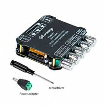 YS-MT21 50W * 2+100W 2.1-Channel Bluetooth Digital Amplifier Module With High, Low, And Super Bass Tones - Black - View 3