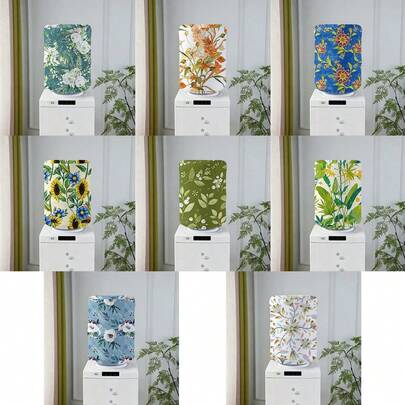 1 Geometric Pattern Water Dispenser Bucket Cover, Dust-Proof Decorative Cover, Water Bucket Distributor Cover, Water Bucket Cover, Household Dust-Proof Cover, Reusable