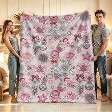 1PC Flannel Blanket, Summer Blanket, Bed Blanket , Blankets For Camping, Blanket For Beach, Throw Blanket, Multi-Use Blanket Soft , Cooling Blanket - Style Z - View 18