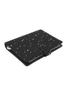 Starry Sky PU Loose Leaf Notebook Cover+25Pcs 4 Grids Inner Pages, Photo Cards A5 Binder With 6 Rings,Card Collecting Photo Album Suitable For Trading Cards,Photocards,Game Sleeves.4-Pocket Protectors Per Sheet For Card Collectors,Photocard Album,Card Holder - Regular - View 13