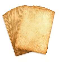 25 Sheets Vintage Antique Design Printed/Writing Paper, Letter Paper, Decorative Printed Paper, Suitable For Invitations, Letters, Resumes, Awards, Diplomas, Artworks, Handicrafts, Certificates - One Size - View 7