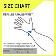 Wrist Support Brace, Nighttime Support, With 4 Support Bars, Adjustable, Suitable For Women And Men, Left And Right Hands - Black - View 6