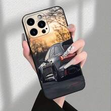 Simple Car Pattern Mobile Phone Case Suitable For IPhone 17 16 15 14 13 12 11 Pro/ Max /Plus Anti-Fall And Shockproof Back Cover - HS - 查看 2