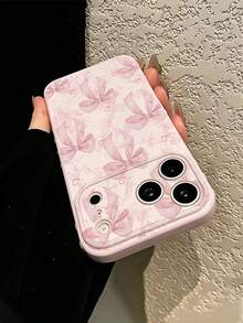 1 buah Casing Ponsel Premium Gaya Baru, Motif Pita Bunga Merah Muda Muda, Bentuk Hati 3D di Samping, Kompatibel dengan Apple 17/17Pro/17ProMax/16/16ProMax/16Plus/15/15Plus/15ProMax/14/14ProMax/14ProMax/13/13ProMax/12/12Pro/12ProMax/11/Penutup Pelindung Anti Benturan dan Tahan Guncangan - Berwarna merah muda - View 4