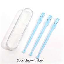 2/3/5pcs Dual Head Manual Nose Hair Trimmer Sets, Portable Nostril Cleaning Razor With Storage Case Optional, Multicolor Multi-Size Facial Grooming Tool For Home Travel Dorm, Fun Back To School Daily Personal Care Supply - A - View 15