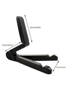 Foldable Adjustable Tablet And Phone Stand, Universal For IPad, Smartphone, E-Reader, Portable Multi-Angle ABS Material, Non-Slip Waterproof One-Hand Control, Suitable For Live Streaming And Online Courses - Multicolor - View 6