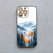 Mountain Mist Nature Matte Phone Case For IPhone 17 Pro Max 16 15 14 Plus Pro Max 12 13 Mini 11 Pro Max XS XR X Funda Back Cover - Black SMSS 4 - View 9