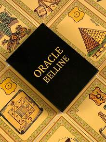 1盒 Belen 神諭卡 53張,法式占卜牌附指南手冊,適合初學者,占星神諭靈性指引卡 - 彩色 - 查看 7