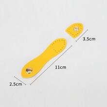 1pc Handmade Button Wallet Clasp Buckle, Solid Color Fashion Leather Bag Buckle, Card Holder Buckle, DIY Handbag Accessory - A - View 6