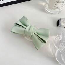 1pc Creative Phone Air Cushion Stand, Exquisite Leather Bowknot Slouchy Adhesive Air Cushion, Retractable Foldable Desktop Stand - Multicolor - View 6