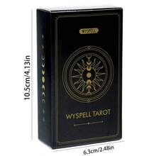 Wyspell Tarot Cards Fortune Telling Game Card Divination Fate Party Family Board Game - Black - View 1
