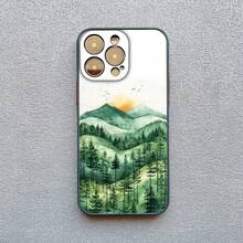 Mountain Mist Nature Matte Phone Case For IPhone 17 Pro Max 16 15 14 Plus Pro Max 12 13 Mini 11 Pro Max XS XR X Funda Back Cover - Black SMSS 4 - View 8