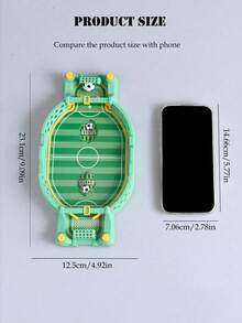 1pc Mini Desktop Football Game, Interactive Desktop Football Table, Includes Random Accessories - Multicolor - View 3