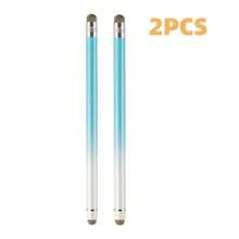 2 buah/1 buah Pena Stylus Macaron Warna-warni, Pena Kapasitif Universal Multi-Fungsi Ujung Ganda, Cocok untuk Tablet, Kompatibel dengan Tablet Apple dan Android, Mudah Dioperasikan, Pena Stylus Layar Sentuh yang Lentur - MultiWarna - View 14