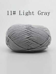 4-Ply Milk Cotton Yarn For Crocheted Blanket, Clothes, Handbag, Slippers, Various Color Combinations, 50g Per Piece, Autumn And Winter Crocheted Scarves, Hats, Sweaters, Etc. DIY Gifts, Suitable For Beginners - Multicolor - View 27