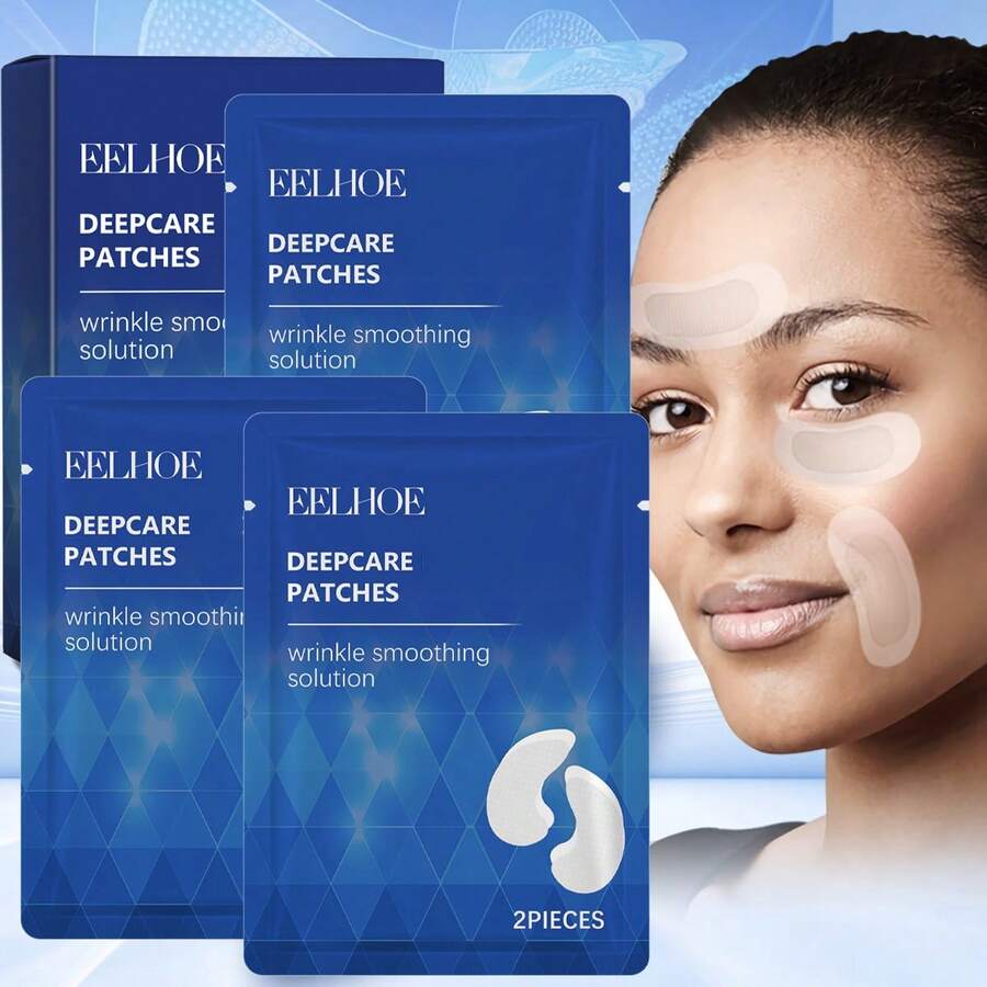 EELHOE Dissolving Hyaluronic Acid Patches For Under Eye And Nasolabial Fold, Face Mask Provides Deep Hydration And Firming, Gentle And Non-Irritating, Can Be Used Overnight, Suitable For Men And Women Daily Skincare - Dissolving Microcrystal Hyaluronic Acid Patches - 查看 1