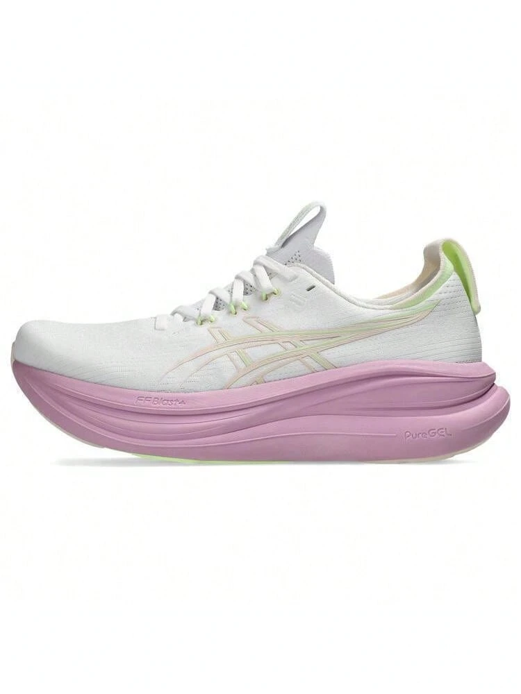 Asics 女款 GEL-NIMBUS 28 低筒跑步鞋 1012B899-101 - 淺粉色 - 查看 1