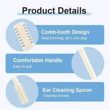 2/3/5pcs Dual Head Manual Nose Hair Trimmer Sets, Portable Nostril Cleaning Razor With Storage Case Optional, Multicolor Multi-Size Facial Grooming Tool For Home Travel Dorm, Fun Back To School Daily Personal Care Supply - A - View 9