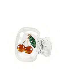 Pink Crystal Cherry And Green Crystal Cherry Toothbrush Holder, Cute Design Travel And Home Storage Organizer With Transparent Lid, Compact Portable Design Easy To Carry, Protects Toothbrush Head, With Dual Drainage And Ventilation Function, Suitable For Home, Dorm And Outdoor Use | Cute Toothbrush Head Storage Rack, Suitable For Bathroom Organization, Suitable For Home, Dorm Use - 1 - View 15