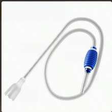 1pc Fish Tank Water Changer Automatic Siphon Tube Small Tank Water Pump Water Change Cleaning Waste Suction Sand Washer Fish Tank Dedicated Home Essential Housewarming Gift - Straight Head - View 12