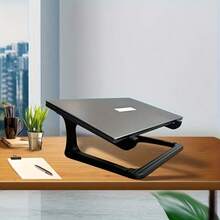 1pc 3D Printed Laptop Stand, Laptop Height Adjustable Cooling Stand, Neck Protection Design, Stable Support, Efficient Heat Dissipation, Suitable For Long-Term Use, Reduce Head Tilt, Back To School, Dorm Essentials, Home Office, School Supplies, Office Supplies - Multicolor - View 6
