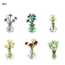 1/3/6/10-Pack Cute Mini Vase Magnets For Fridge, Tiny Ceramic & Glass Magnetic Vases For Refrigerator, Office Whiteboard And Locker, Aesthetic Flower Bud Vases Kitchen Decor, Ideal Gift For Mom & Women - one-size - View 13