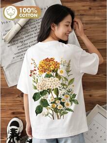 Women T-Shirts - 白色 - 查看 2
