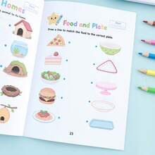 Children's Visual Matching Line Drawing Puzzle Book, Fun Find The Difference Shape Matching Focus Training Picture Book, Animal Transportation Cartoon Line Drawing Find The Difference Game Book, Back To School Learning Supplies, Holiday Find The Difference Learning Gift - Multicolor - View 8