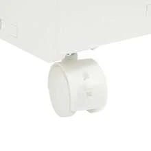 YUNRUX Bathroom Cabinet, Slim Bathroom Shelf, Rolling Storage Cabinet - 白色 - 查看 4