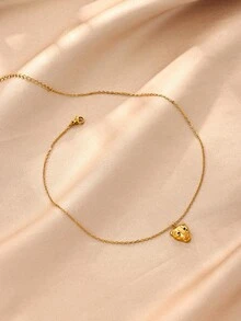 1PC Geometric Leopard Necklaces For Women 18K Gold Plated Stainless Steel Panther Head Pendant Chain Necklace Y2K Aesthetic Jewelry Gift - Multicolor - View 4