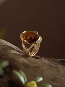 Cring Coco 1pc Fashion Boho Simple Geometric Ring For Woman Accessories New Simple Golden Rings Daily Party Music Festival Jewelry Valentine's Day Gift - Irregular - View 10