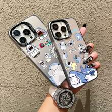 Cartoon Cute Shark Pattern Laser Phone Case For IPhone 17 16 15 14 Pro Max Plus 17 Air 13 12 Mini 11 Pro Max Shockproof Covers - CH-黑 SYKT 3 - 查看 4