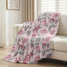 1PC Flannel Blanket, Summer Blanket, Bed Blanket , Blankets For Camping, Blanket For Beach, Throw Blanket, Multi-Use Blanket Soft , Cooling Blanket - Style Z - View 7