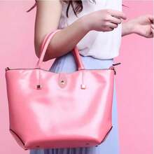 1pc Handmade Button Wallet Clasp Buckle, Solid Color Fashion Leather Bag Buckle, Card Holder Buckle, DIY Handbag Accessory - A - View 5