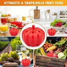 1 buah Perangkap Lalat Buah yang Dapat Digunakan Kembali, Cocok untuk Meja Dapur Rumah dan Kebun Buah di Luar Ruangan, Pengendalian Hama yang Efektif, Alat Pengendalian Hama Praktis, Dekorasi Halloween, Dekorasi Musim Gugur - Satu ukuran cocok untuk semua. - View 10