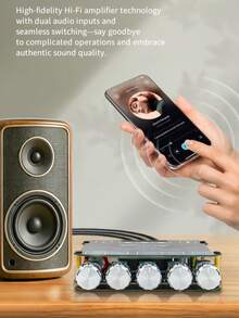 YS-MT21 50W * 2+100W 2.1-Channel Bluetooth Digital Amplifier Module With High, Low, And Super Bass Tones - Black - View 11