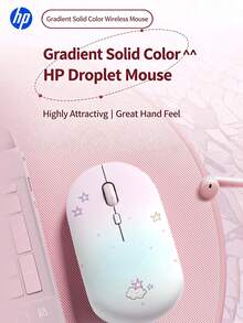 HP S1000 Plus Cute Silent Wireless Mouse, 2.4GHz Portable USB Mouse, Plug And Play, Suitable For Computer Laptop, Perfect Holiday Gift. - View 2