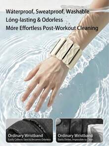 1/2pcs Adjustable Weighted Wrist And Ankle Bands, 1/2lb Per Pair, With Removable Adjustable Weights, Precision Match For Fat Burning Needs, Suitable For Daily Workout, Running, Yoga, Pilates And Fitness Enhancement - Wavy Style - View 7