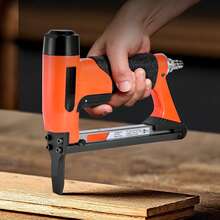 Pneumatic Staple Gun, 22 Gauge Long-Nose Upholstery Stapler For 71 Series Fine Wire Staples 3/8-Inch Crown 1/4"-5/8" Length, Max 180PCS Loading Air Staple Gun For Upholstering, Woodworking, DIY - 22GA, 71 Series, 3/8 Inch, Single Shot + Long Nose - View 9